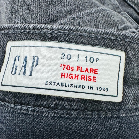 GAP Black Flare Wide Leg Jeans - Picture 4 of 7